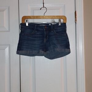 Hollister denim short shorts  Sz 1  Waist 25  EUC